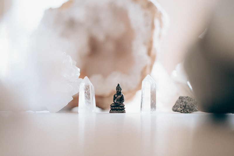 Crystals and Buddah